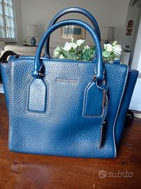 borsa blu in pelle Michael Kors 