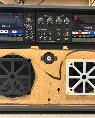 Amplificatore philips dual cassette recorder D6650