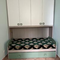 Cameretta con letto e scrivania