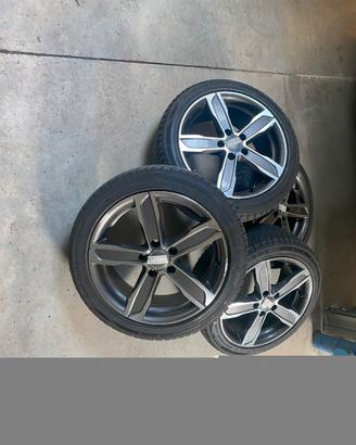 Gomme termiche 205/50 r.17 + cerchi in lega MAK ST
