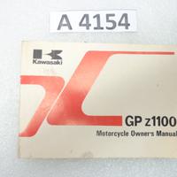 Kawasaki GPZ 1100 manuale del proprietario inglese