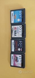 Lotto 4 Giochi Nintendo DS (Solo Schedine)