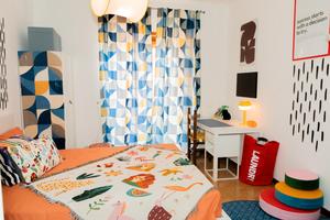 Portuense-Villa Bonelli stanza con balcone privato