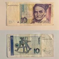 Germania lotto banconote 10 Deutsche M.1991-19933