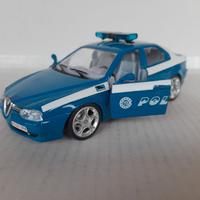 MODELLO AUTO ALFA ROMEO 156 POLIZIA MODIFICATA ART