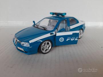 MODELLO AUTO ALFA ROMEO 156 POLIZIA MODIFICATA ART