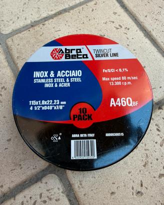 Dischi moletta acciaio e inox