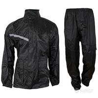 Completo tuta giacca pantalone antipioggia