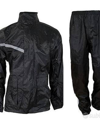 Completo tuta giacca pantalone antipioggia