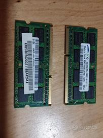 RAM Samsung DDR3 sodimm 2 GB PCL3 10600S