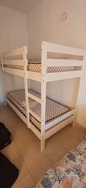 LETTO A CASTELLO IKEA + MATERASSI SINGOLI