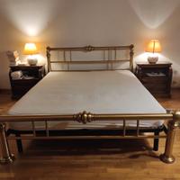 Camera matrimoniale letto in ottone