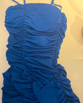 Vestito blu notte aderente