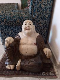 Budda in legno, da restaurare