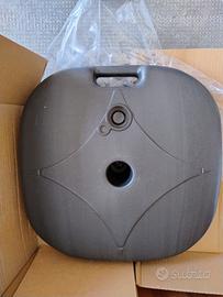 ombrellone base nera da 20 litri riempibile 