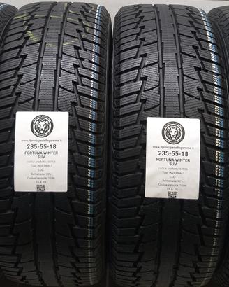 4 GOMME 235 55 18 FORTUNA A60906