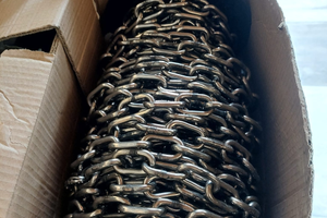 Catena inox per ancora barca/gommone