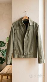 Giacca leggera Sisley Verde Militare Taglia 46
