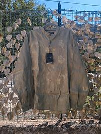 Camicia in Lino Massimo Dutti – Collo alla Coreana