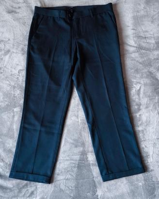 Pantalone Lungo Elegante Blu Scuro 