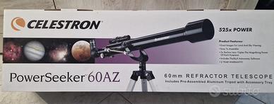telescopio rifrattore Celestron PowerSeeker 60AZ,