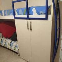 letto a castello con armadio 