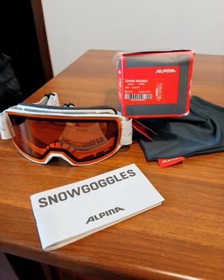 ALPINA Unisex - Adulti, NAKISKA QH Occhiali da sci