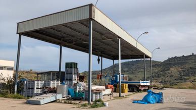 Tettoia industriale 24 m x 8 m