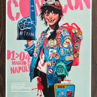 Poster "Comicon Napoli 2025" - Gorillaz Inspired