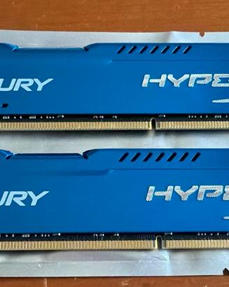 ram ddr3 kingstone Fury Hyperx 16gb (2x8) 1600mhz