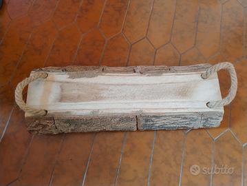 centrotavola in legno