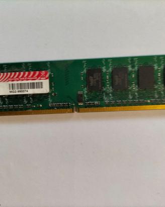 RAM DDR2 800MHz (PC2-6400) U-DIMM da 2GB e d 1GB