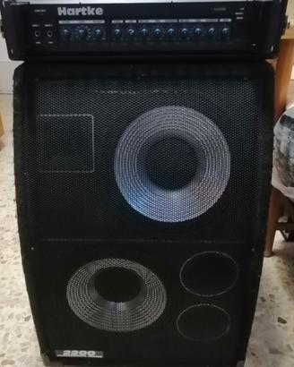 testata Hartke 4000 ha e hartke 2200 professional