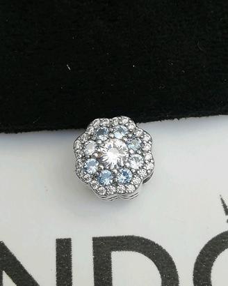 PANDORA Charm Fiore Blu Scintillante