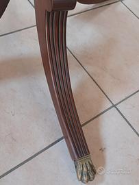 Tavolo e sedie 800 inglese antiquariato