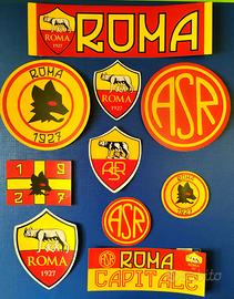 10 ADESIVI ULTRAS ROMA CAPITALE ASR ROMA