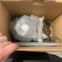 Frullatore Alessi plisse verde