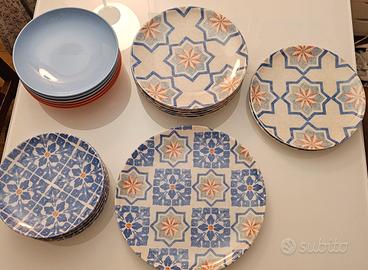 SERVIZIO PIATTI ROSE e TULIPANI 