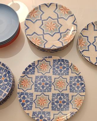 SERVIZIO PIATTI ROSE e TULIPANI 