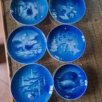 6 PIATTI DA COLLEZIONE ROYAL COP + 1 TETTAU
