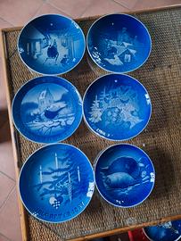 6 PIATTI DA COLLEZIONE ROYAL COP + 1 TETTAU