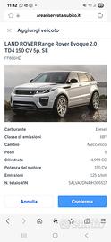 Range Rover Evoque 2.0 Ed4 150 Cv SE