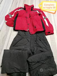 2 tute sci da bambino taglie 34 e 38
