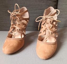 Scarpe Anna Field 40 beige tacco a spillo 10 cm.