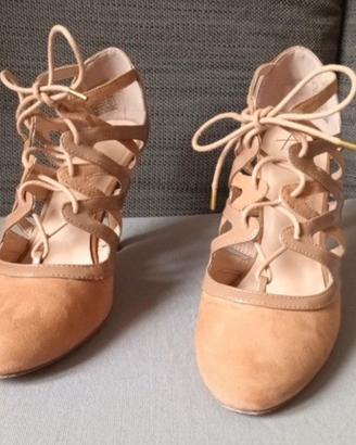 Scarpe Anna Field 40 beige tacco a spillo 10 cm.