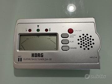 Accordatore chitarra e basso