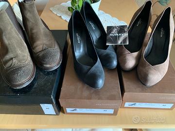 Scarpe marca Audley e stivaletti
