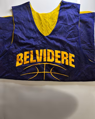 Canotta basket vintage reversibile taglia M