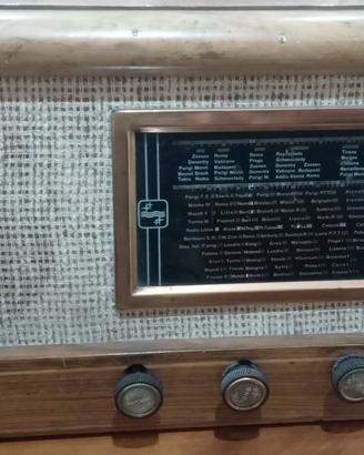 Radio antica a valvole philips 