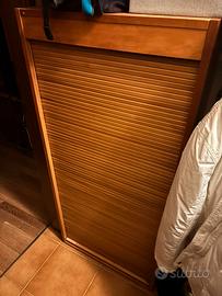 2 scarpiere a serrandina in noce